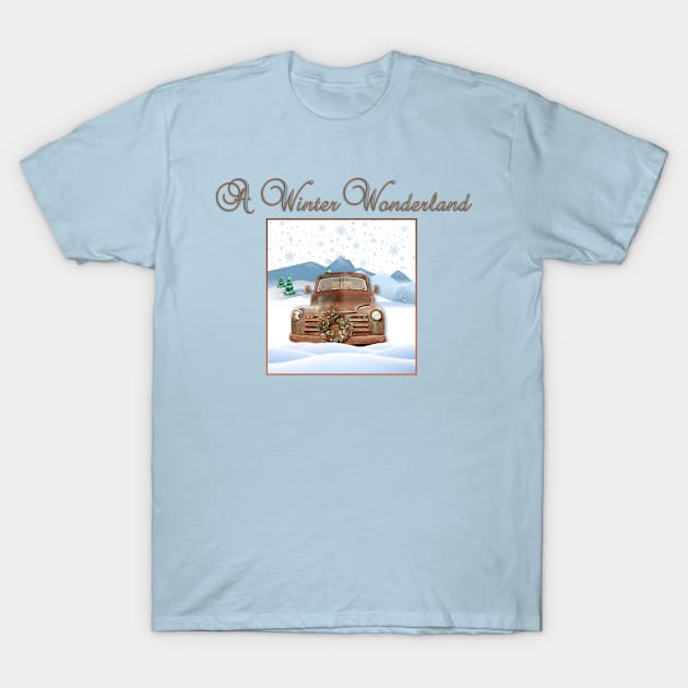 A Winter Wonderland T-Shirt by MaryLinH